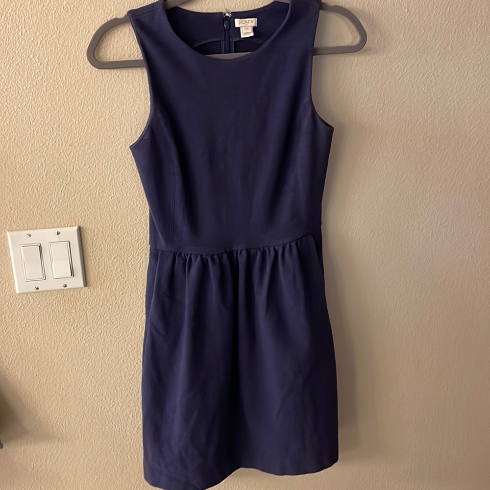 J. Crew fit and flare dress with pockets XS